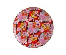 Maxwell Williams DX0181 - Plato llano de cachemira con diseño vintage decorativo, porcelana