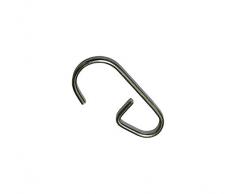 Gardinia - Ganchos para Cortinas (Acero Inoxidable, diámetro de 12 mm, 3,5 cm, 10 Unidades)