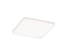 Paulmann 92397 Panel LED, empotrable Veluna VariFit IP44, 125x125 mm, cuadrado, incl. 1x8,5 W, luminaria de techo, satinado, plástico 4000 K, 8.5 W, Neutral white, â 125x125mm