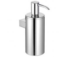Keuco Plan 14953170100 - dispensador de jabón líquido con bomba y recipiente de plástico, anodizado plata externos