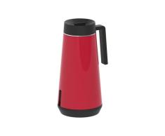Termo con asa, jarra isotÃ©rmica, dispensador de bebidas tÃ©rmicas, acero inoxidable, 0,75 litros, color rojo