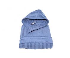 Sally Jacquard Horizon/LÃ­neas Albornoz con Capucha, Bolsillos y cinturÃ³n, Avio, S/M