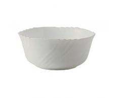 Bormioli Rocco - Ensaladera EBRO Blanco, 23 cm, Cristal opalino, 1 Unidad