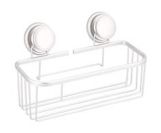 MSV Cesta Rectangular Mega Ventosa en Aluminio, 4 estantes