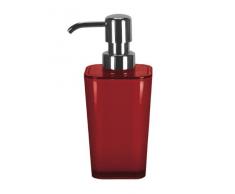 Kleine Wolke 5061 459 854 - Dispensador de loción y de jabón, plástico, 17,5 x 7 cm, Color Rojo