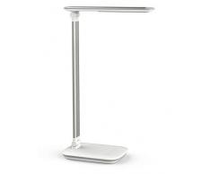 LÃ¡mpara de mesa LED Mauljazzy, lÃ¡mpara de escritorio en color blanco, regulable, 41 cm de altura, aluminio, 2060 lux, blanco cÃ¡lido [clase energÃ©tica A]