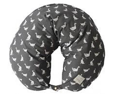 dackis & goosie Almohada de enfermerÃ­a, Gris Polvoriento, Gris Polvoriento