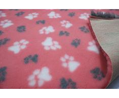 CRS Fur Fabrics Cama Profesional para Perro Veterinaria no Deslizante con diseño de Cachorro, para LG Paws, Color Negro