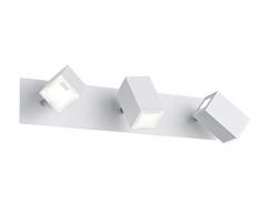 Trio Lighting Foco decorativo moderno Lagos, LED integrado 80% ahorro de energÃa 6 W, NÃquel mate