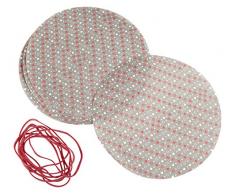 Dr. Oetker 3220 Deck Chen de Juego y Gomas, Papel, Color marrón/Blanco/Rojo, 16 x 16 x 0,1 cm, 8 Unidades