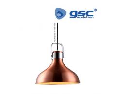 GSC Evolution Lampara colgante Barum E27 1M Cobre,
