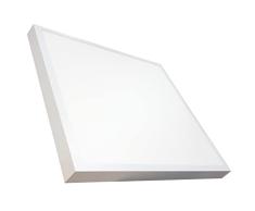 LED ATOMANT Plafon LED Cuadrado Panel Superficie, 60x60cm, 48W, Color Blanco Calido (3000K), 5000 Lumenes, Luminaria lampara de techo