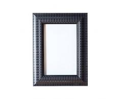 Marco Decorativo para Fotos o pósteres con Tablero de Fibra de Densidad Media, Listo para Colgar o Colocar de pie, con una lámina de plexiglás irrompible de Alta claridad, Color Negro, 25,4 x 20,3 cm