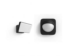 Philips Hue Welcome Proyector exterior con Sensor para exterior incluido , luz blanca cálida regulable, compatible con Amazon Alexa, Apple HomeKit y Google Assistant