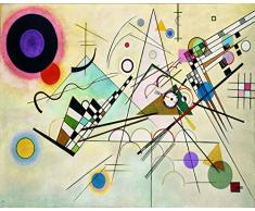 Legendarte Wassily Kandinsky Composición VIII Impresión Digital sobre Lienzo, cm. 80x100