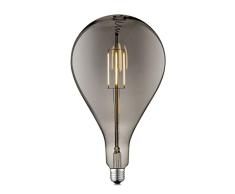 Home Sweet Home Edison Vintage E27 | Fuente de luz de filamento LED CarbÃ³n B | Bombilla LED ovalada G160 | Humo | regulable | 4W 120lm 1800K | luz blanca cÃ¡lida