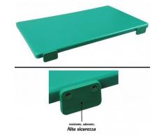 Euroceppi S.R.L 156257 - Tabla de cortar poliet.C/tope 50 x 30 x 2 Vde, Mix