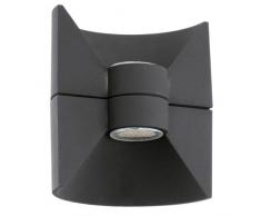 EGLO REDONDO Aplique de pared para exterior Antracita LED 2,5 W - IluminaciÃ³n al aire libre (Aplique de pared para exterior, Antracita, Aluminio, IP44, Entrada, Cochera, JardÃ­n, Patio, 2 bombilla(s))