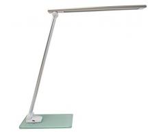 Unilux 400124478 - LÃ¡mpara de escritorio (5,5 W, color blanco y gris, metal, 35 x 30 x 11 cm)