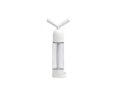 Chefn â Prensa para Ajos, Prensador Manual de Ajos, Almacena Dientes de Ajo en la Nevera, Color Blanco