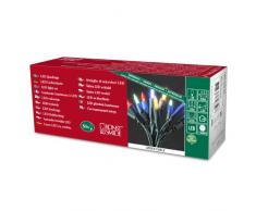 Konstsmide Next Generation - Guirnalda de 50 luces LED, luz blanca cálida, multicolor, 50 2.5|watts