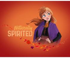 Komar Disney Wandbild Von Frozen 2 Anna Autumn Spirit | Kinderzimmer, Babyzimmer, Dekoration, Kunstdruck | ohne Rahmen | WB077-50x40 fotomural, carbÃ³n