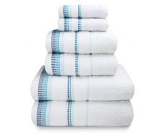 Rapport - Juego de Toallas (0,1 x 0,1 cm), Color Blanco