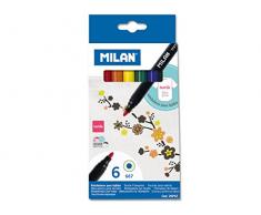 Milan Gomas de borrar, Blanco, PequeÃ±o, 6