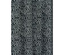 Spirella 10.16275 Creamy - Cortina (180 x 200 cm, textil), color negro