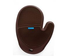 Silicone Zone 7702207 manopla para horno silicona marrón 25,5 cm x 19,5 cm x 2 cm