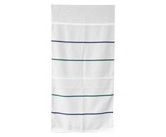 SANTENS sc00235200 Grana Toalla de baño algodón Blanco 50 x 100 cm