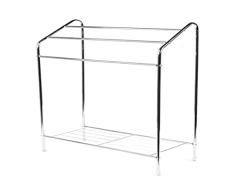 Beldray LA055514CHR Toalleros de pie para baño, Toallero 3 Niveles con Bastidor, diseño Que Ahorra Espacio, Marco Independiente, 60 cm x 28,5 cm x 83 cm, Cromo