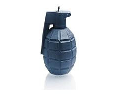 Candellana Hecho a Mano Grenade Vela de Regalo - Divertida - Vela Decorativa - Decoración del Hogar - Regalos para Amigos - Mecha de Algodón - Tiempo de Quemado 25h - Vela Jeans