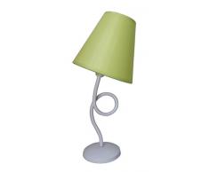 Naeve Leuchten Lámpara de mesa E14, 40 W, blanco 31,5 x 17 x 17 cm