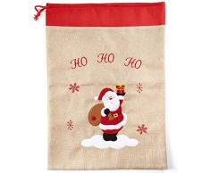 HEITMANN DECO - Bolsa de Tela para Regalo (69,5 x 50 cm), Color Rojo