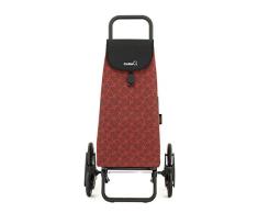 Garmol 218G3X3 Espiral C663 Carro Compra, Tela, Negro y Rojo, 55L