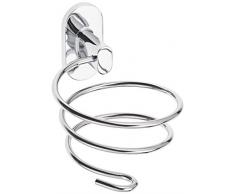 Wenko 22311100 Soporte para secador de pelo de zinc fundido a presión 14 x 10 x 9 cm, cromo