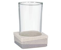 kela valura Poly Vaso, de plástico, Beige/marrón