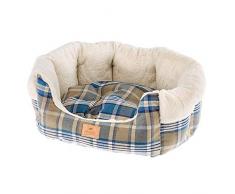 Ferplast Cama Perro Gato Etoile 6 Azul, Negro, Mediano