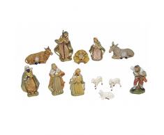 Alfred Kolbe Krippen IL - Juego de 12 Figuras de belén (12 cm, plástico, pintadas)
