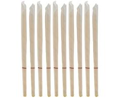 A.S.P - Velas orgánicas Naturales de Cera de Abeja (5 Pares), Aroma aromático Naranja