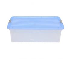 CURVER Papelera 03480-255-00 Clip Box M 30 L, translúcido/Azul