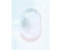 Komar Wandbild Von Tessera Glacies | Poster, Bild, Wohnzimmer, Schlafzimmer, Dekoration, Kunstdruck | ohne Rahmen | P094D-30x40 fotomural, carbÃ³n