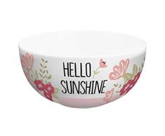 infinite by GEDA LABELS (INFKH) 13091 - Cuenco de porcelana, para cereales, desayuno, postre
