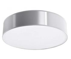 Sollux Lighting ARENA 45 SL.0125 - LÃ¡mpara de techo redonda y moderna (2 focos) LED E-27 Leuchten-Bei Amazon para el mejor precio, plateado