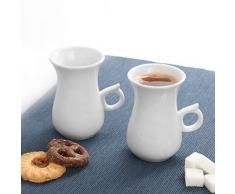 Holst Porzellan TT 01 Taza de tÃ© Turco 0,08 l, Porcelana, Blanco, 5.3 x 5.3 x 8.4 cm, 6 Unidades