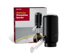 Aireador de vino eléctrico con base retráctil para oxidación instantánea de un solo toque inteligente aireador de vino decantador regalo para amantes del vino
