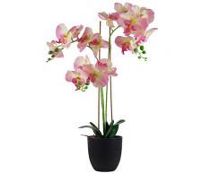 Hoja de 70 cm de orquÃdea Artificial, Materiales Mixtos, Materiales Combinados Materiales Mixtos., Rosa Claro, 70 cm