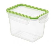 RothoÂ âÂ Recipiente hermÃ©tico clic & Lock, aroma fijaÂ âÂ Caja con tapa, volumen 0.5Â l, caja de plÃ¡stico transparente con cierre de clip, libre de BPA Tarro Lavavajillas., plÃ¡stico, verde/transparente, 1 l hoch