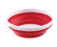 Renberg Cesta Plegable, Rojo, 27 cm